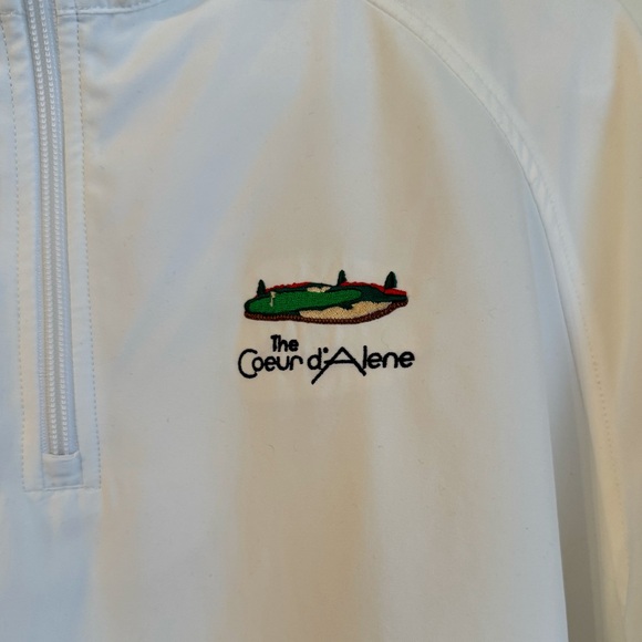 Adidas Coeur d'Alene Golf Resort Logo Embroidered - Climaproof Wind Breaker - Picture 3 of 7